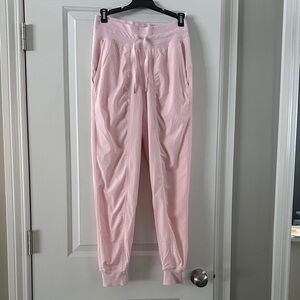 NWOT lululemon Dance Studio Lined Mid Rise Jogger - Pink Milkshake Size 4 - warm